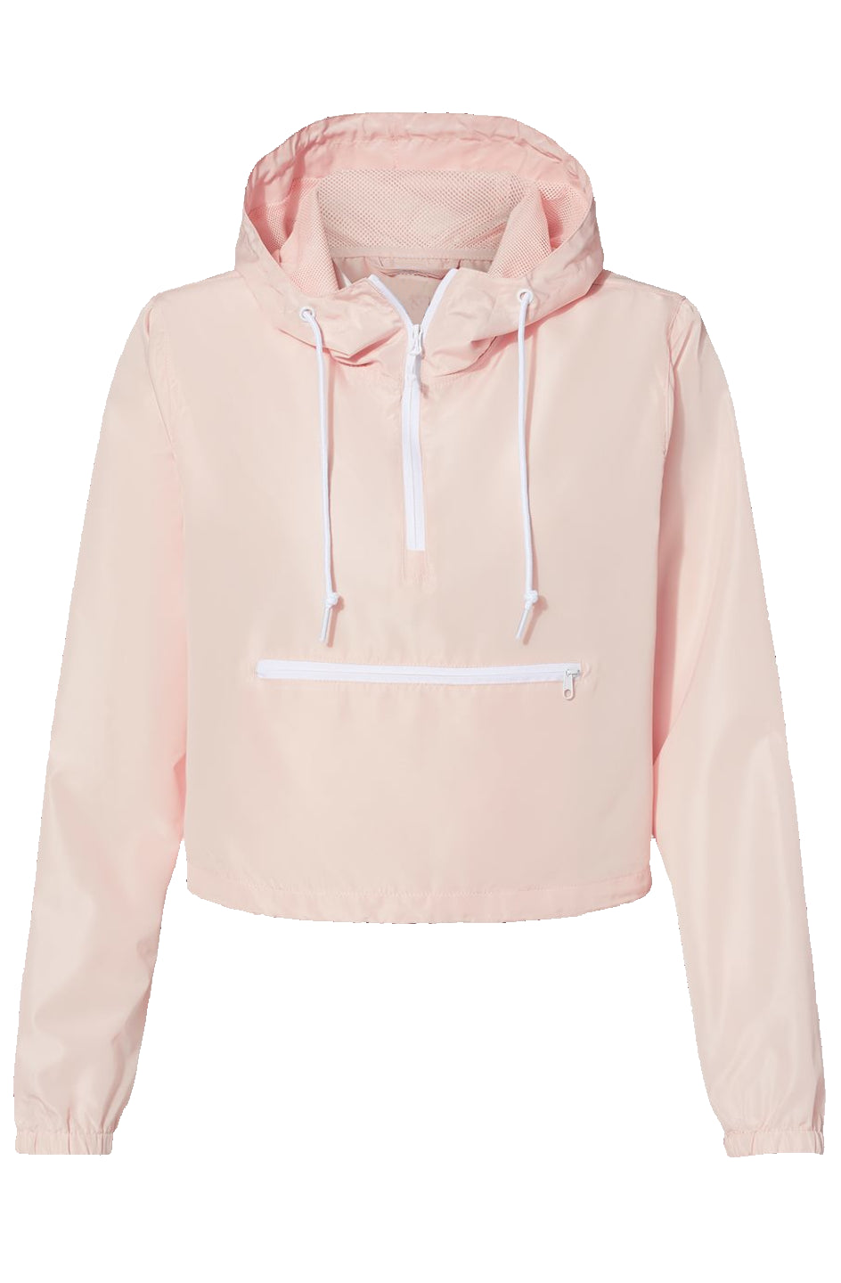 Lightweight Pullover Crop Windbreaker